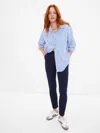 Gap Mid Rise Bistretch Slim Pants In Navy Blue