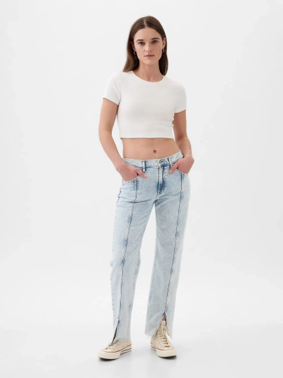 Gap Mid Rise '90s Loose Jeans In Light Indigo