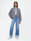 Gap Mid Rise Cuffed '90s Loose Jeans In Medium Indigo