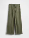 Gap Mid Rise Easy Baggy Pants In Gray