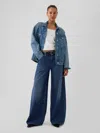 Gap Mid Rise Extra Baggy Jeans In Medium Indigo