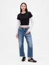 Gap Mid Rise Relaxed Crop Jeans