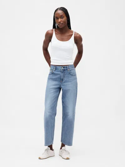 Gap Mid Rise Relaxed Crop Jeans