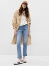Gap Mid Rise Split-hem Vintage Slim Jeans With Washwell In Medium Wash