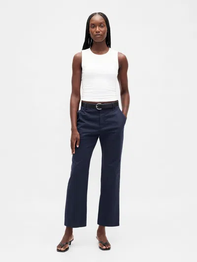 Gap Mid Rise Straight Khakis