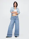Gap Mid Rise Ultrasoft Baggy Jeans In Medium Wash