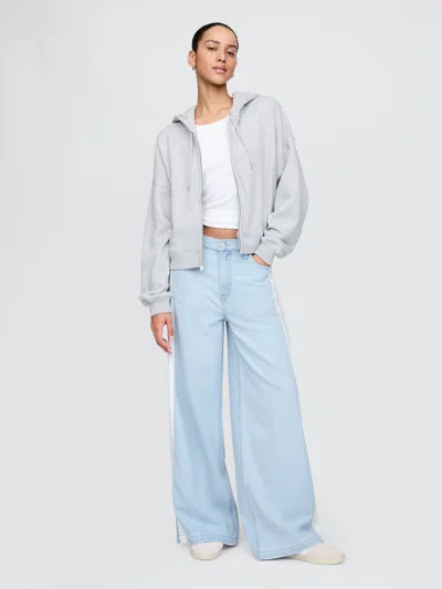Gap Mid Rise Ultrasoft Baggy Jeans In Medium Wash