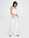 Gap Mid Rise Ultrasoft Baggy Jeans In Optic White