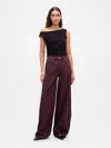 Gap Mid Rise Ultrasoft Baggy Jeans In Purple