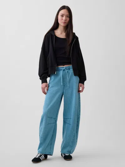 Gap Mid Rise Ultrasoft Easy Horseshoe Jeans