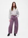 Gap Mid Rise Ultrasoft Easy Horseshoe Jeans In Purple