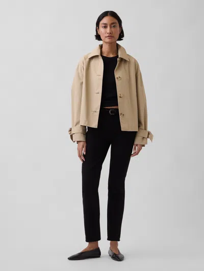 Gap Mid Rise Vintage Slim Jeans In Brown