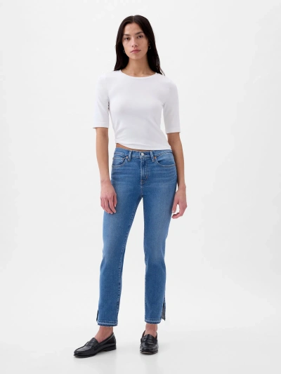 Gap Mid Rise Vintage Slim Jeans In Medium Indigo