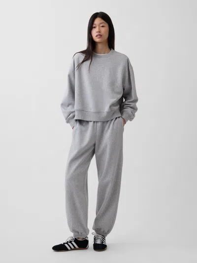 Gap Mid Rise Vintagesoft Baggy Joggers In Gray
