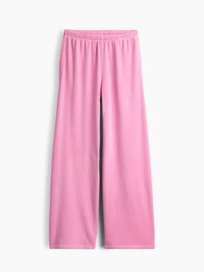 Gap Mid Rise Vintagesoft Terry Loose Sweatpants In Pretty Pink
