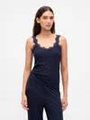 Gap Mini Rib Lace Pj Tank Top