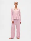 Gap Mini Rib Pj Set In Pink