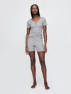Shop Gap Mini Rib Pj Shorts