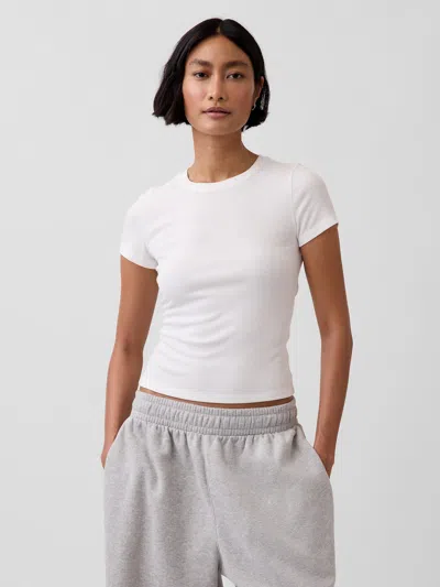 Gap Mini Rib Pj T-shirt In Neutral