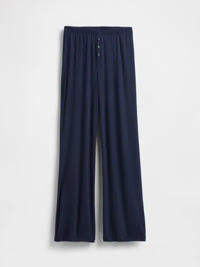 Gap Mini Rib Wide-leg Pj Pants