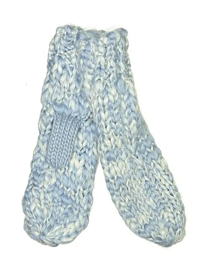 Pre-owned Gap Mittens In Blue