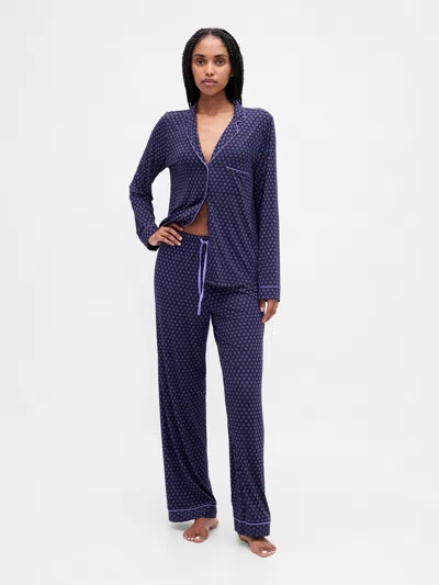 Gap Modal Pj Pants In Blue