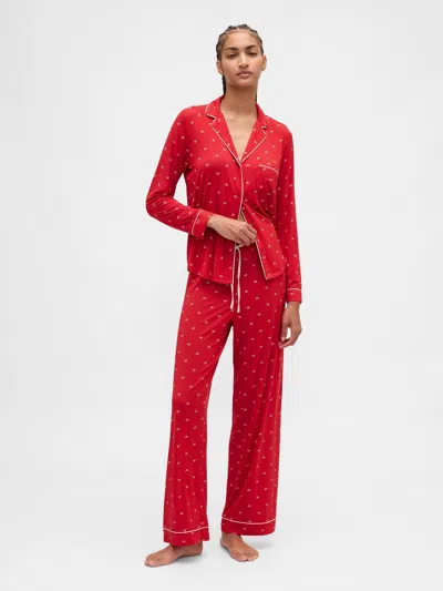 Gap Modal Pj Pants In Red