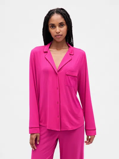 Gap Modal Pj Shirt In Pink