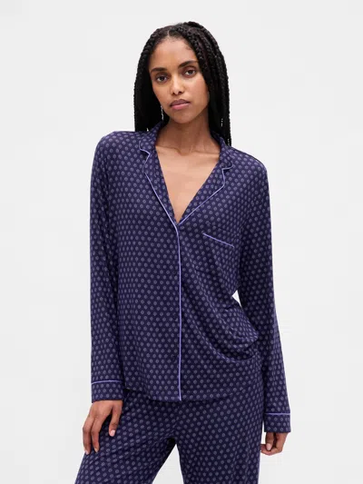 Gap Modal Pj Shirt In Blue