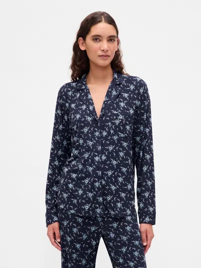 Gap Modal Pj Shirt In Blue