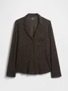 Gap Modal Pj Shirt In Brown