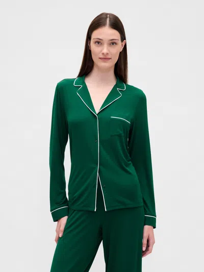 Gap Modal Pj Shirt In Green