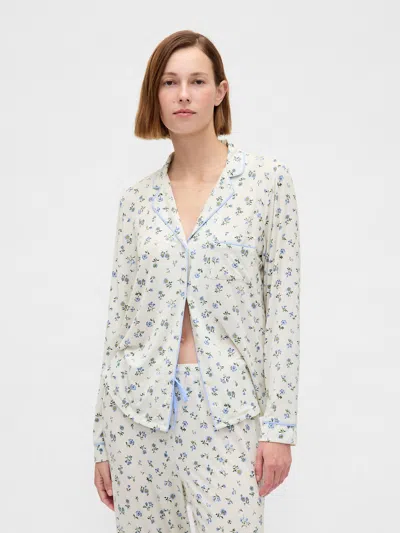 Gap Modal Pj Shirt In Multi