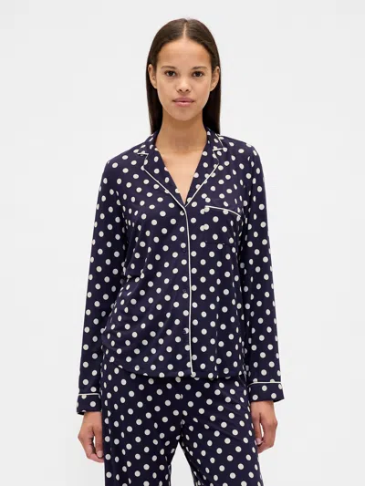 Gap Modal Pj Shirt In Pattern