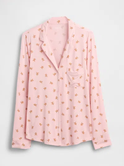 Gap Modal Pj Shirt In Pink