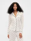 Gap Modal Pj Shirt In White