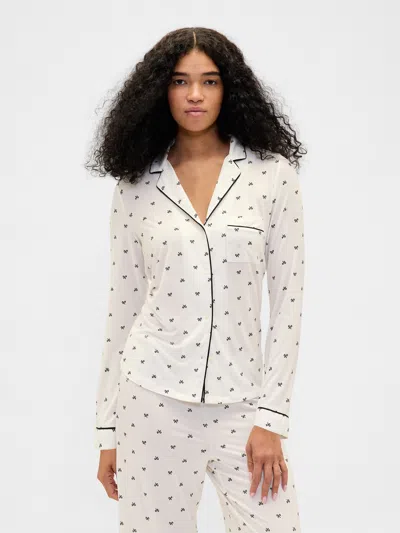 Gap Modal Pj Shirt In White
