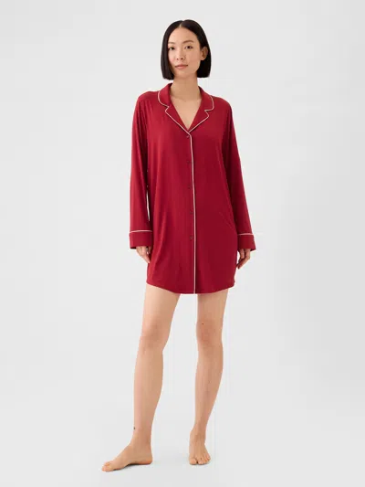 Gap Modal Pj Shirtdress In Sled