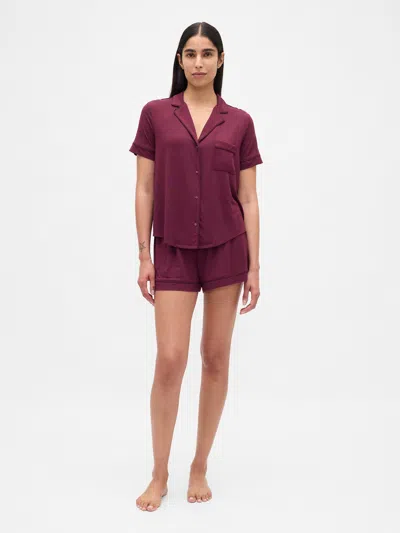 Gap Modal Pj Shorts In Red