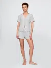 Gap Modal Pj Shorts In Grey