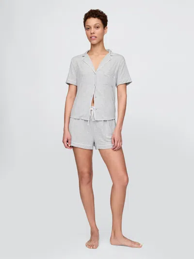 Gap Modal Pj Shorts In Grey