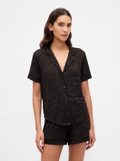 Gap Modal Pj Top In Brown