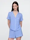 Gap Modal Pj Top In Bright Hyacinth Blue