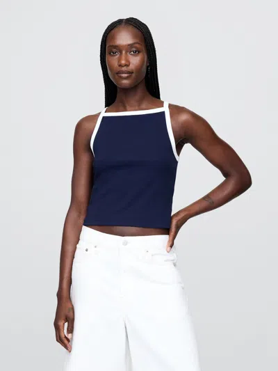 Gap Modern Apron-neck Cropped Tank Top