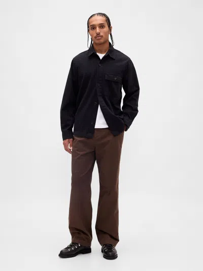 Gap Modern Baggy Khakis In Brown