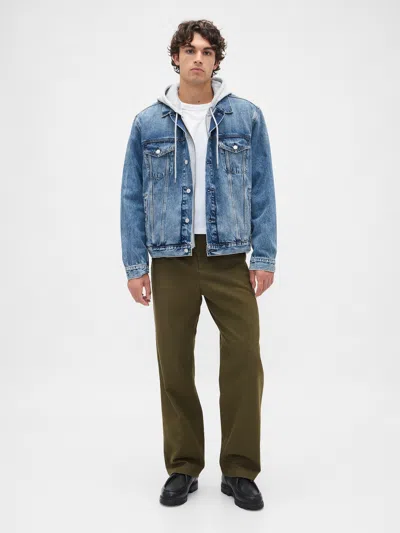 Gap Modern Baggy Khakis In Green