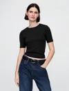 Gap Modern Crewneck T-shirt In Black