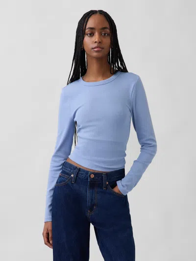 Gap Modern Crewneck T-shirt In Blue