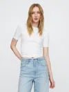 Gap Modern Crewneck T-shirt In Fresh White
