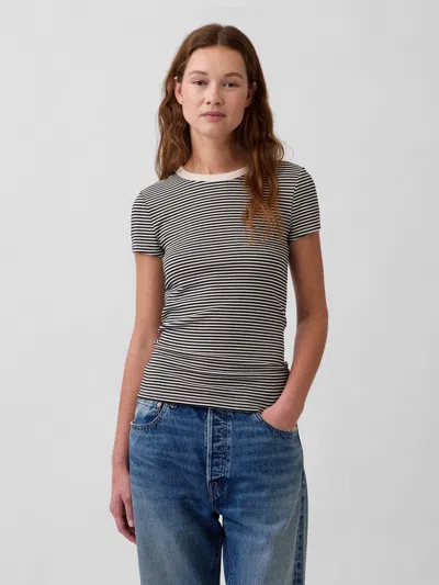 Gap Modern Crewneck T-shirt In Gray